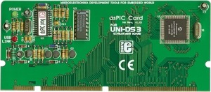 80 пинова карта dsPIC за UNI-DS 3
