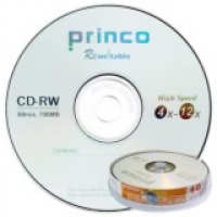 CD-RW Princo презаписващи 1бр.