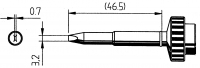 Накрайник за поялник 612EDLF 3.2mm безоловен